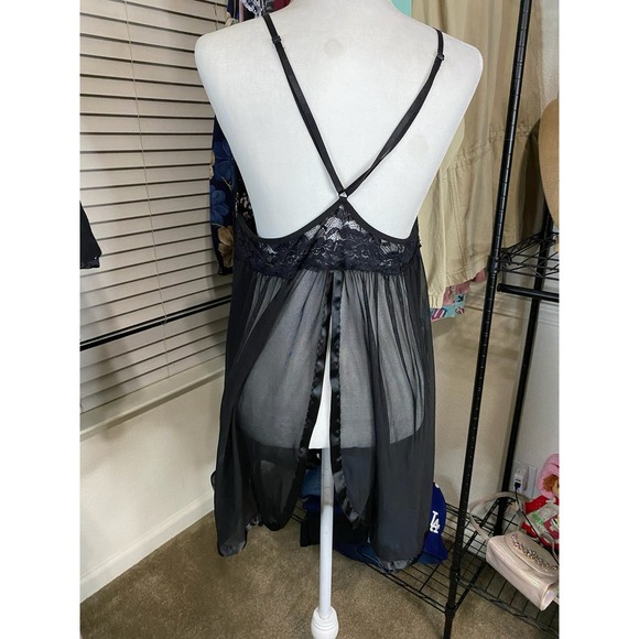 Shein size 2xl women black sexy lace babydoll 0723 - Picture 3 of 6